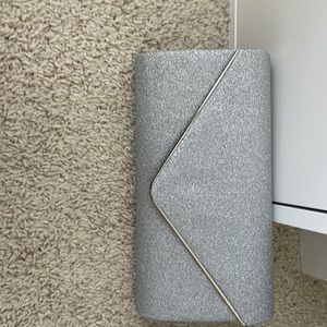 Amazon silver clutch bag